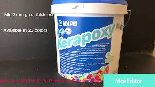 KERAPOXY  Epoxy Grouting [upl. by Sirtaeb]