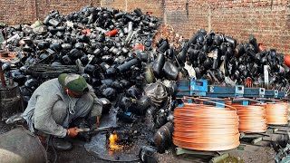 Incredible Process of Old AC Compressor Recycling amp Making Copper Wire in Factory [upl. by Letitia]