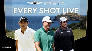 REPLAY  Ludvig Åberg Collin Morikawa Hideki Matsuyama  2024 Genesis Scottish Open Day 2 [upl. by Retsel]