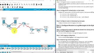 2613 Packet Tracer  Configure Cisco Routers for Syslog NTP and SSH Operations [upl. by Yekcor128]