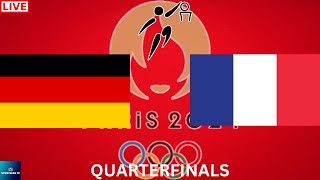 2024 PARIS OLYMPICS GERMANY vs FRANCE WOMENS BASKETBALL QUARTERFINALS LIVE GAME CAST amp CHAT [upl. by Hodosh169]