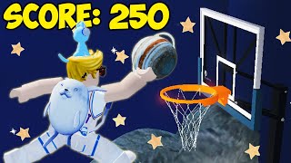 Going To Space In Roblox Dunking Simulator [upl. by Htepsle]