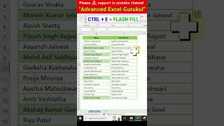 quotLearn to Extract First amp Last Names in Excel with This Easy Trickquot shorts excelshorts exceltips [upl. by Ainos790]