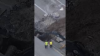 Large sinkhole opens at intersection in Fort Lauderdale [upl. by Oirram]