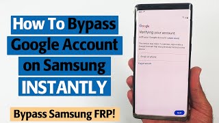 What is FRP  How to Bypass Google Account Verification After Reset on Samsung Bypass FRP Lock 2023 [upl. by Kumler]