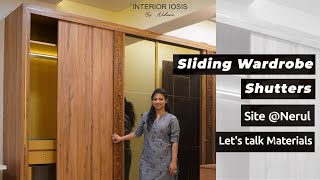 wardrobe sliding door with dressing table wooden wardrobe sliding [upl. by Iras204]