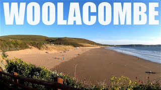 Woolacombe  Devon  England  4K Virtual Walk [upl. by Kcirddet]