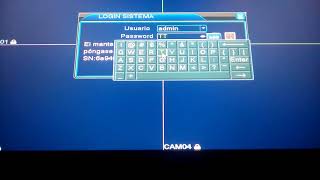 Desbloquear dvr h264 hard reset [upl. by Enifesoj990]