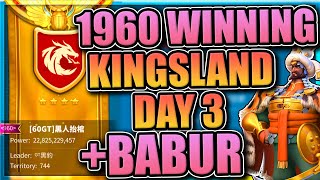 Babur Wheel  Kingsland Day 3 1365 vs 1960 KvK in Rise of Kingdoms [upl. by Yllas864]