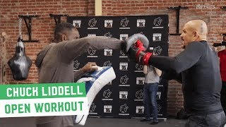 Chuck Liddell Works Out While Tito Ortiz Heckles [upl. by Earvin]