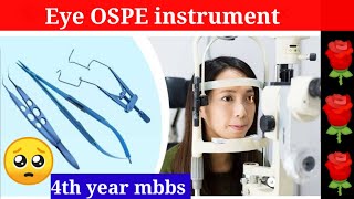 EYE OSPE INSTRUMENT 🔴February 7 2023 UHS NUMS OSPE along with drugs used in EYE operation EYE [upl. by Llertnom]