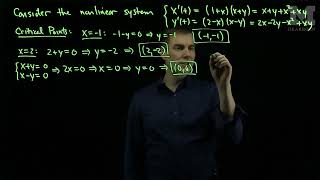 Linearization of Nonlinear Systems Example 2 [upl. by Ydieh]