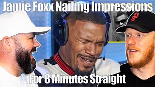 Jamie Foxx Nailing Impressions For 8 Minutes Straight REACTION  OFFICE BLOKES REACT [upl. by Keare377]