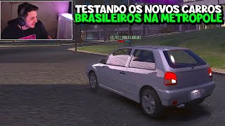 GABE TESTOU OS NOVOS CARROS BRASILEIROS NA METROPOLE [upl. by Acissehc789]