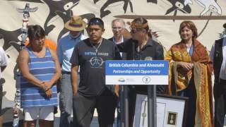 BC Ahousaht First Nation launch a new partnership [upl. by Darrej822]