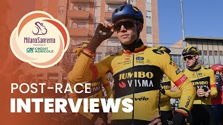 MilanoSanremo 2023  Postrace Interviews [upl. by Elisee]