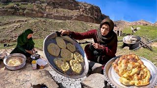 See How Nomads Bake Delicious Bread in the Camp [upl. by Anrahs]