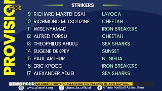 GHANA NAMES BEACH SOCCER AFCON SQUAD [upl. by Nohsid]