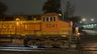 Midnight Railfaning at Spartanburg SC and a train meet PT2 final part ￼￼￼ [upl. by Nilyahs699]