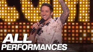 All Of Samuel J Comroes Full Performances On AGT  Americas Got Talent 2018 [upl. by Laemsi]