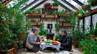 TRADITIONAL AZERBAIJANI BREAKFAST  Tandoori Bread and Eggs [upl. by Esylla79]