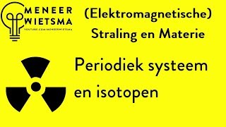 Natuurkunde uitleg Straling 2 Periodiek systeem en isotopen [upl. by Aeriela]