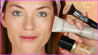 How to Apply Foundation For Beginners with a Foundation Brush [upl. by Artenahs]