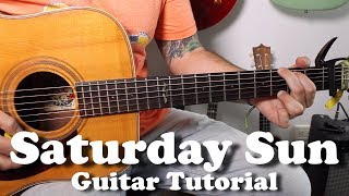 Vance Joy  Saturday Sun Guitar Easy Beginner Acoustic Guitar Tutorial [upl. by Ssitnerp]