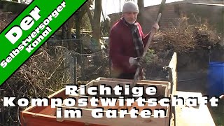 Richtige Kompostwirtschaft im Garten [upl. by Easlehc834]