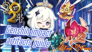 GENSHIN IMPACT ARTIFACTS GUIDE 2024 Beginner To Advance [upl. by Francine]