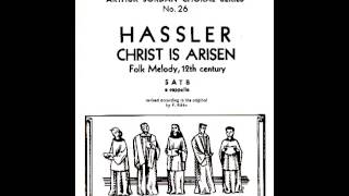 Hans Leo Hassler quotChrist Ist Erstandenquot • mixed choir a cappella [upl. by Geno]