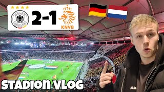 DEUTSCHLAND vs NIEDERLANDE 21 Stadion Vlog🇩🇪🔥 TRAUMTOR Mittelstädt und Major Tom Torhymne [upl. by Sesom]