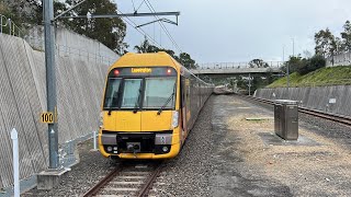 Sydney Trains A5 departing Edmondson Park [upl. by Ennoryt]