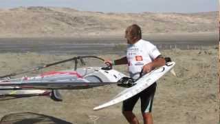 Speed World Record in windsurfing for Antoine Albeau  5205 knots in Luderitz Namibia [upl. by Aimit]