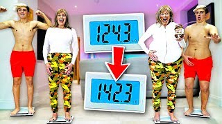 Who can GAIN the MOST WEIGHT in 24 Hours  Challenge [upl. by Atinahc]