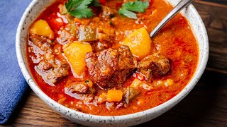 Hungarian Goulash  The Ultimate Beef Stew [upl. by Kimberly]