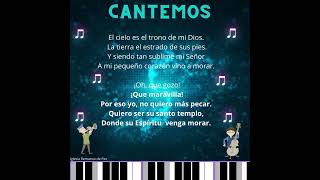 Coros del Ayer 🎶 🎶 🎶 El cielo es el trono de mi Dios pista [upl. by Ayiotal]