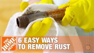 6 Easy Ways to Remove Rust from Tools amp Hardware  The Home Depot [upl. by Coreen]