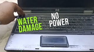 HP Compaq 6530b  Laptop Not Turning On  adopter plug in  charging light on but no power  Fixed [upl. by Mallon]