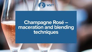 Champagne Rosé  maceration and blending techniques [upl. by Lenka]