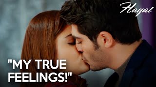 Heartstealing kiss from Murat  Hayat  English Subtitle [upl. by Atinar]