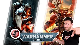 Warhammer 40000  Démons de Khorne VS Sœurs de bataille [upl. by Andonis]