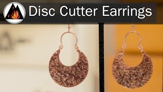 DIY Earrings Using a Disc Cutter [upl. by Liahkim]