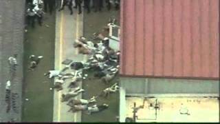 Raw Video Guards Get Okla Prison Riot Under Control [upl. by Sherill677]