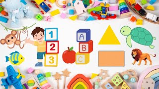 Learn Colors Numbers Song Animals for Kids Fruits Song ABC Phonic Song Sea Animals [upl. by Adnilreb]