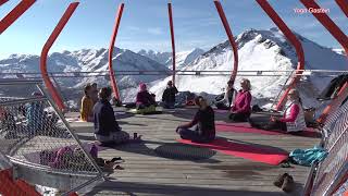 Yoga Gastein  Übungen vor herrlicher Bergkulisse [upl. by Teerprug]