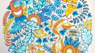 Colouring BookTutorial How to Colour Amazing Leaves [upl. by Feltie221]