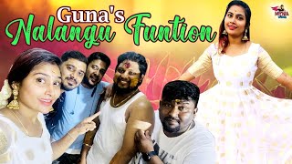 Gunas Nalangu Function Ft Myna Nandhini amp Yogesh  Myna Wings [upl. by Simaj126]