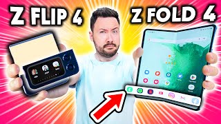 Les Nouveaux Smartphones Pliables SAMSUNG sont là  Galaxy Z Fold 4  Z Flip 4 [upl. by Suixela]