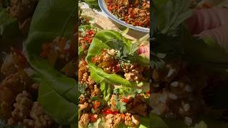 These Spicy Chicken Lettuce Wraps Are So Easy To Make 🍗🥬 [upl. by Tomasz]